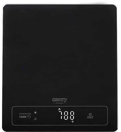 Caso | Virtuvinės svarstyklės | Slim | Maximum weight (capacity) 5kg | Graduation 1 g | Juodas