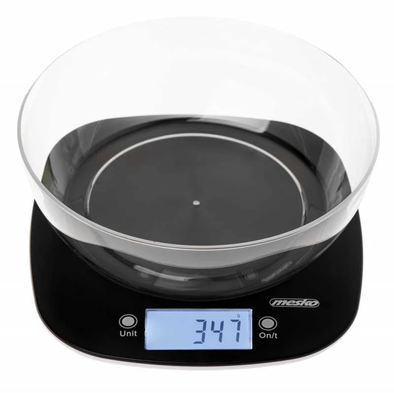 Virtuvinės svarstyklės Adler virtuvės svarstyklės su dubeniu | MS 3179w | Graduacija 1 g | Ekrano tipo LCD | Baltas