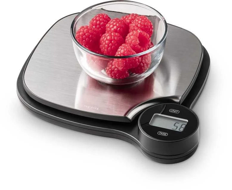 Virtuvinės svarstyklės Caso | Virtuvės EcoMaster svarstyklės | Maksimalus svoris (talpa) 5kg | Graduacija 1 g | Nerūdijantis plienas