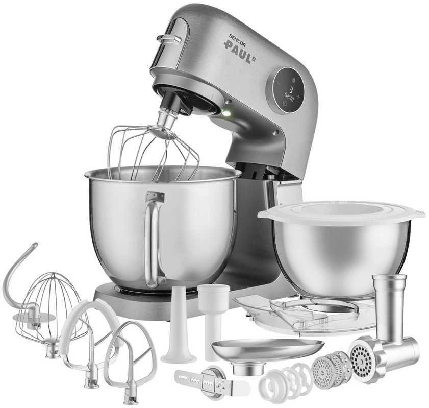 Virtuvinis kombainas „Philips“ serijos 7000 virtuvės mašina HR7962/21, 5,5 l dubuo, 8 greičių nustatymai, plakiklio priedas, smulkintuvo priedas, 1000 W