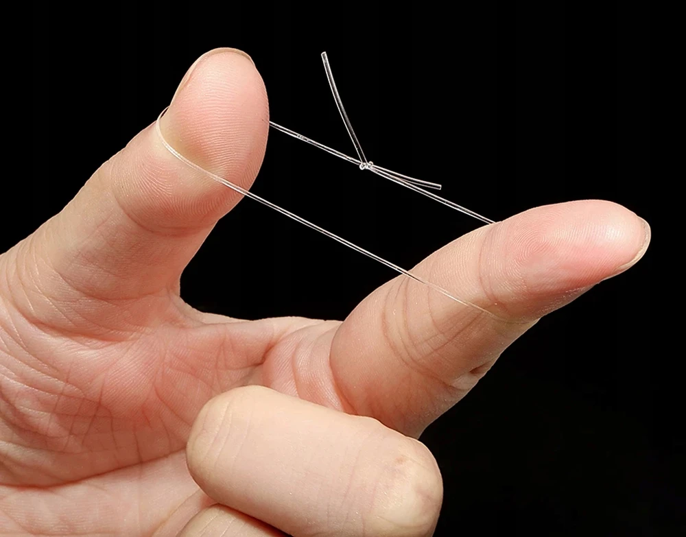 Virvelė apyrankėms 0,8 Permatoma 100 metrų Lanksti stipri ritė