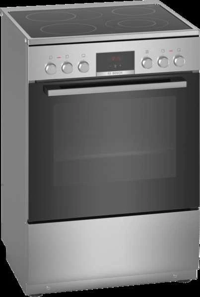 Bosch HKR39A250U Serija 4, Laisvai statoma elektrinė viryklė, Nerūdijančio plieno
