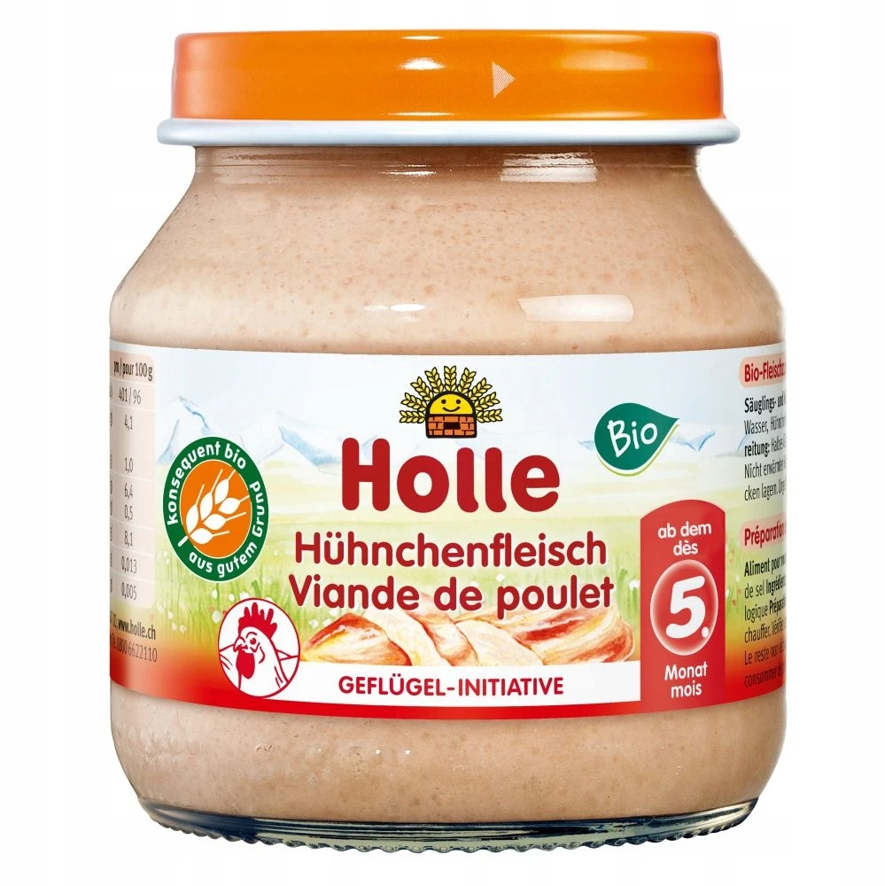 VIŠTIENA BE PRIEDĖTO CUKRŲ, EKOLOGIŠKAS BE GLITIMO 125 g (INDINIS) - HOLLE