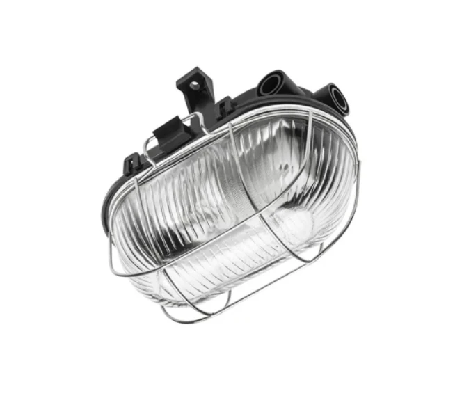 Lubinis šviestuvas GTV Priekinis šviestuvas SANGUESA KAM, maks. 40W, E27, AC220-240V, 50-60Hz, IP54, ABS/stiklas/