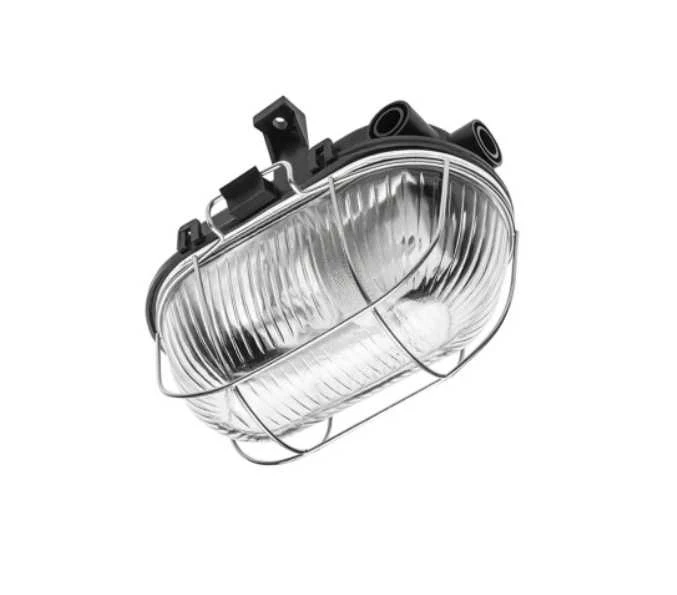 Lubinis šviestuvas GTV Priekinis šviestuvas SANGUESA KAM, maks. 40W, E27, AC220-240V, 50-60Hz, IP54, ABS/stiklas/