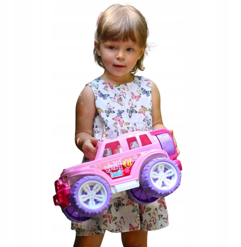 Technok Visureigis Jeep rausvos spalvos