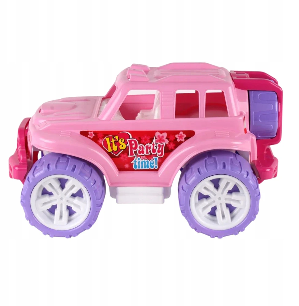 Technok Visureigis Jeep rausvos spalvos