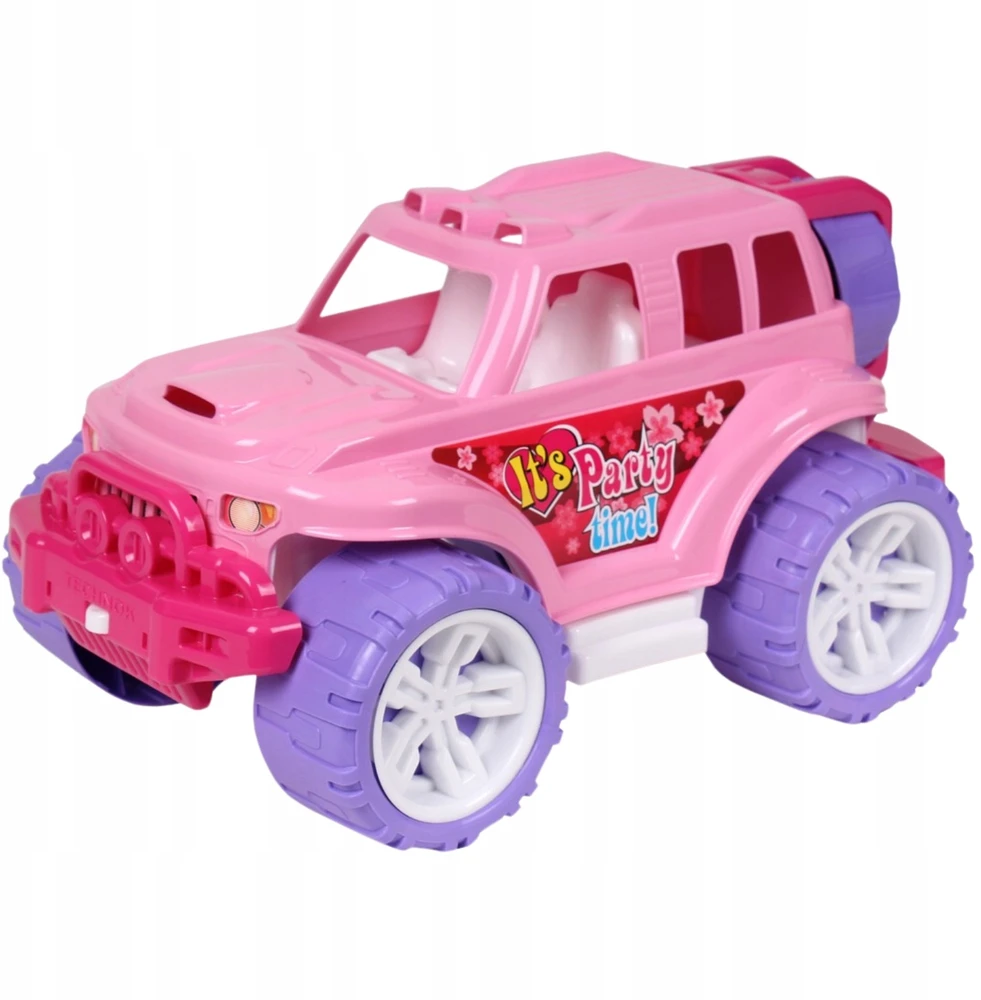 Technok Visureigis Jeep rausvos spalvos