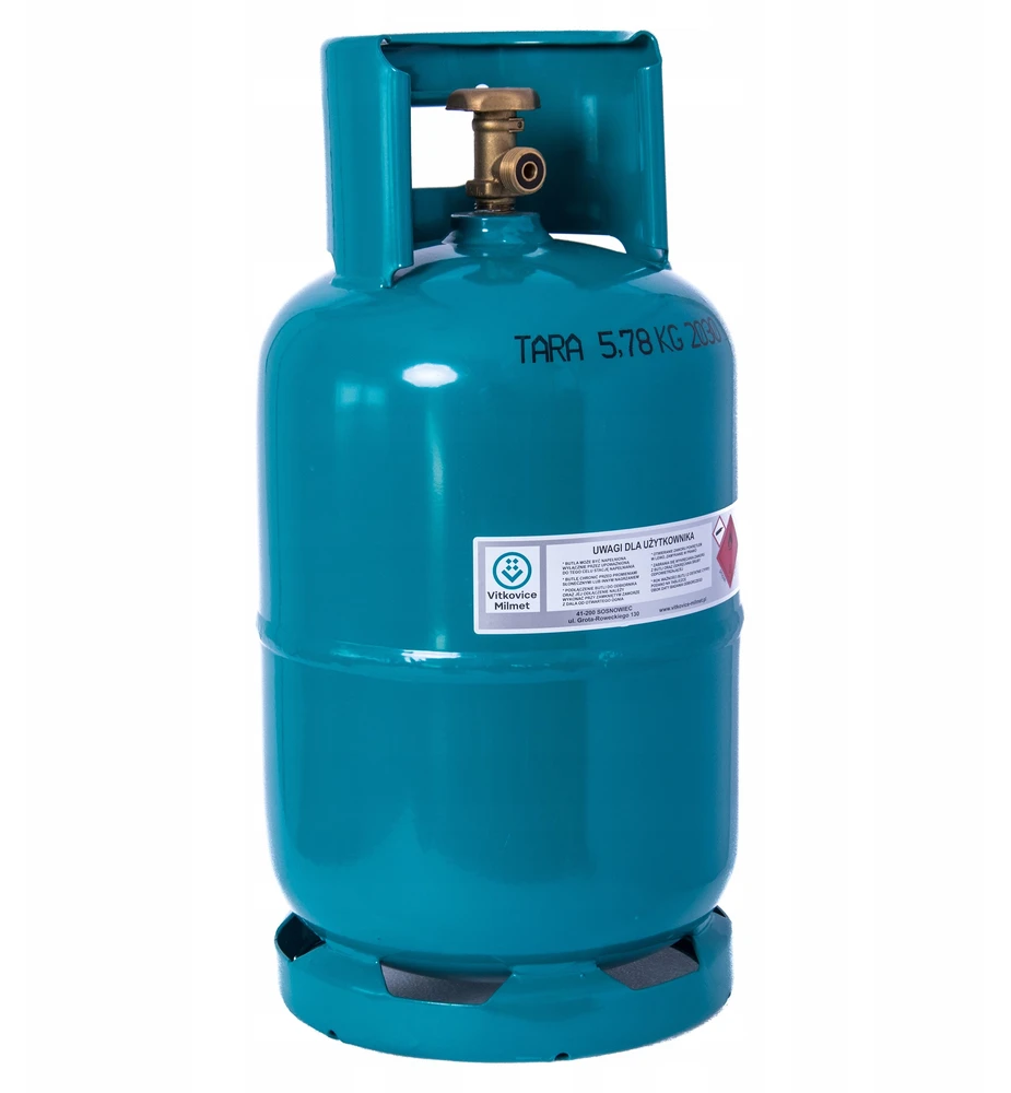 Unimet VItkovice Milmet PROPANO-BUTANO DUJŲ BALIONAS 5 KG 12,3 L TOURIST
