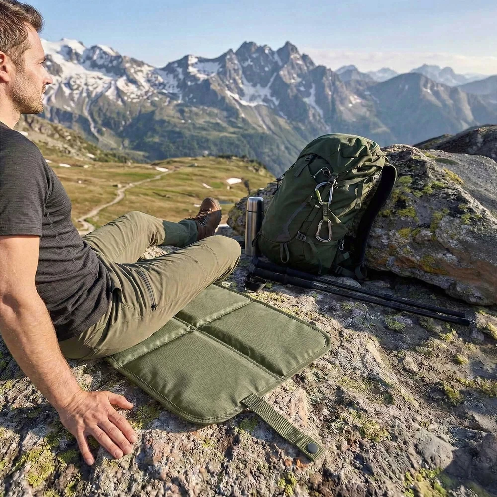 Vitolog Žygio kilimėlis sėdėjimui kalnuose, lengvas sulankstomas miegui skirtas kilimėlis