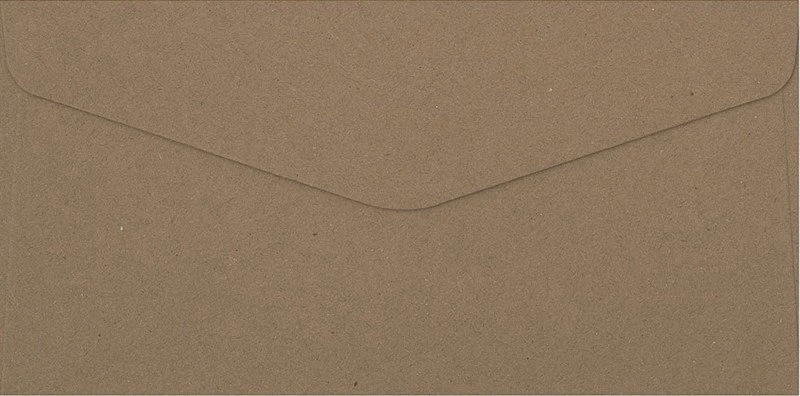 Galeria Papieru Dekoratyviniai vokai 160x160 mm Nature dark beige 120 g/m2 10 vnt/pak