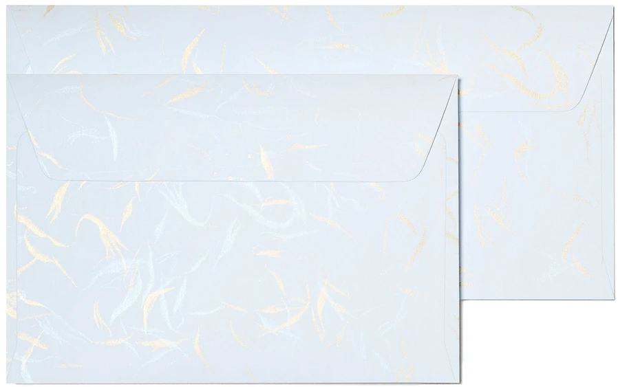 Galeria Papieru Vokai 145x145mm PEARL 10vnt auksiniai
