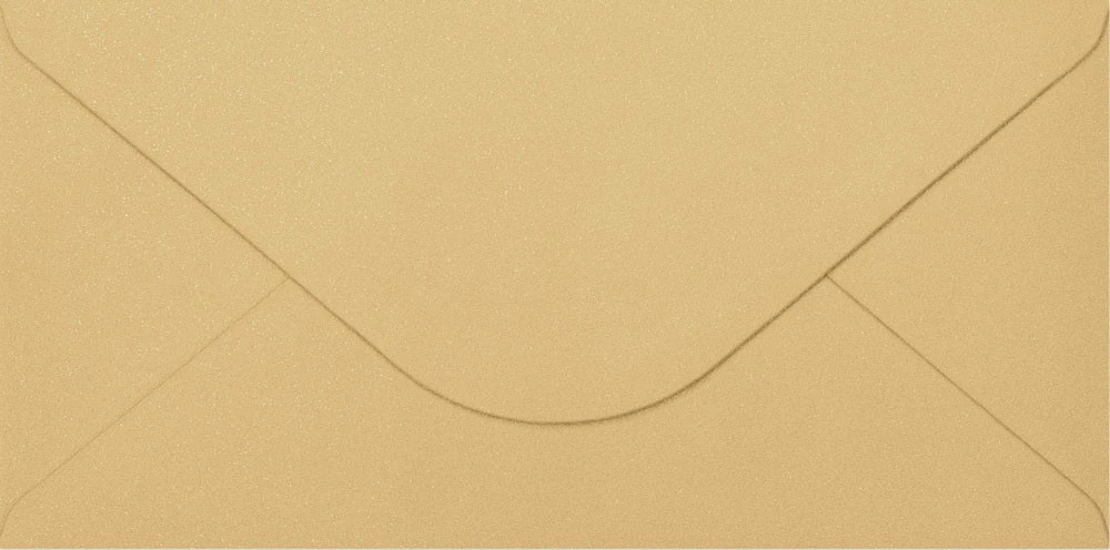 Galeria Papieru Vokai 70x100mm PEARL 150g 10vnt auksiniai