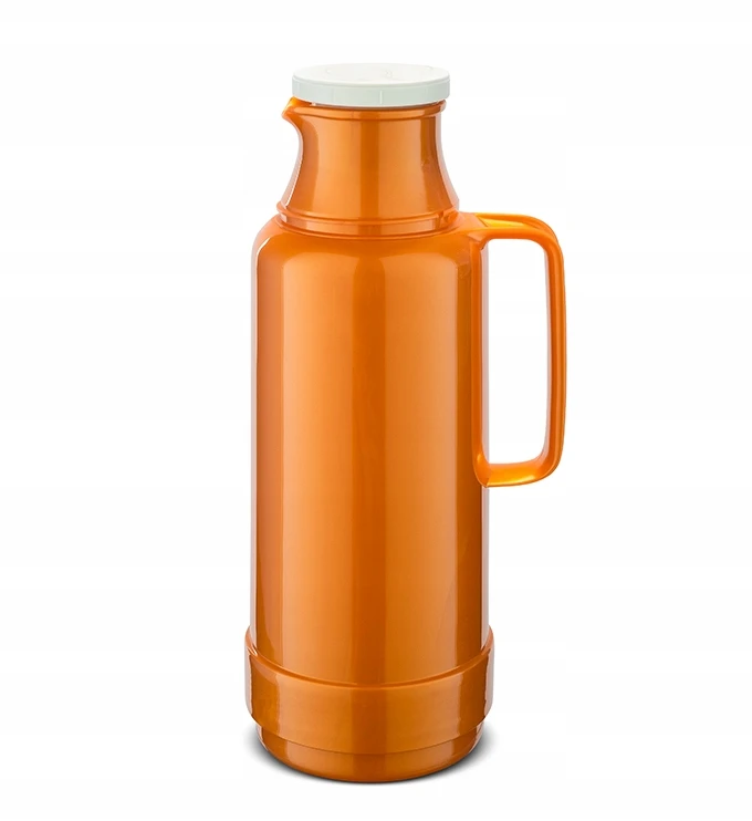 ROTPUNKT Stiklinis termosas, talpa 1,0 l, blizganti lapė (raudona)