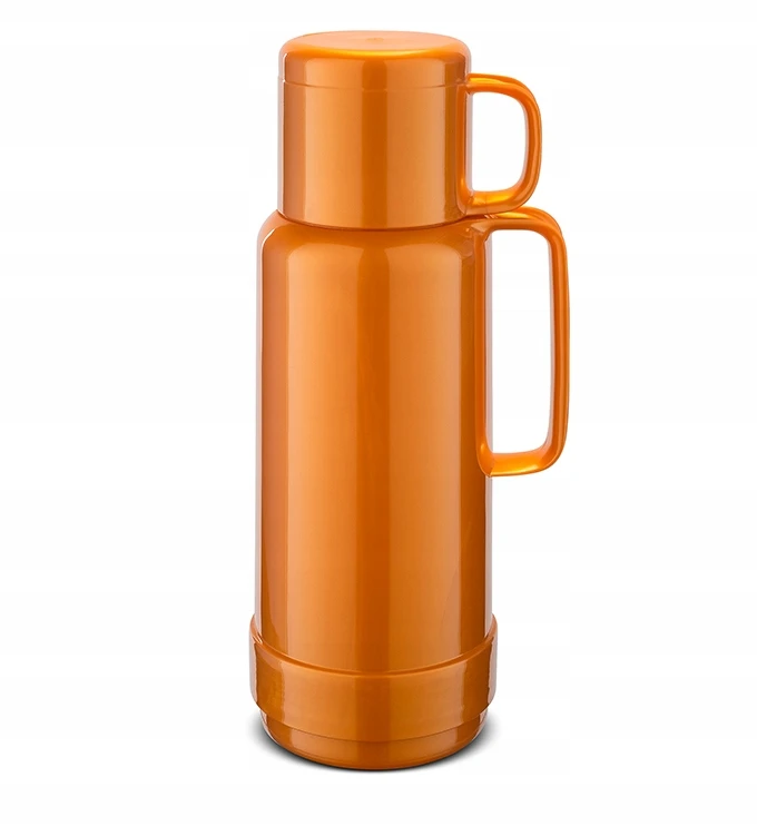 ROTPUNKT Stiklinis termosas, talpa 1,0 l, blizganti lapė (raudona)