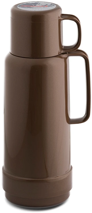 ROTPUNKT Stiklinis termosas, talpa 1,0 l, blizganti lapė (raudona)