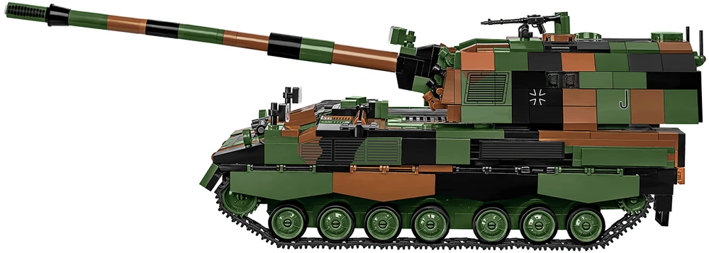 Vokiška savaeigė haubica COBI 2628 BLOCKS PANZERHAUBITZE 2000
