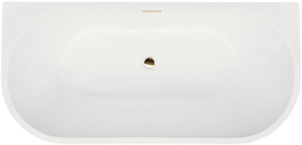 Vonia Besco Vica Slim+, 170 x 80 cm, su baltu sifonu