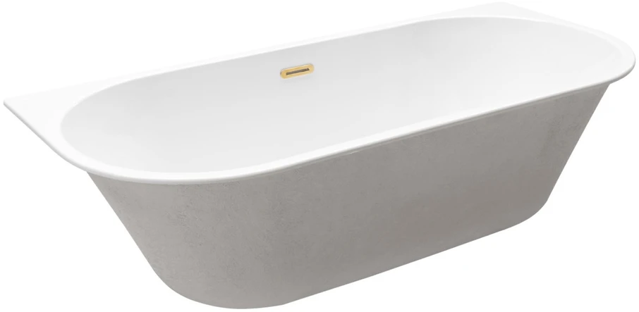 Vonia Besco Vica Slim+, 170 x 80 cm, su juodu sifonu