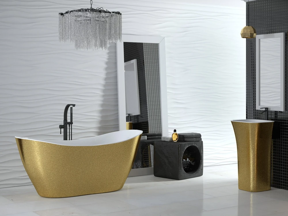 Vonia Besco Viya Glam 170 Gold, su Klik-klak Chrome