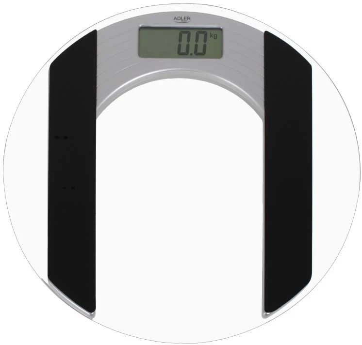 Adler | Body fit Svarstyklės | Didžiausias svoris (keliamoji galia) 150 kg | Tikslumas 100 g | Stiklas