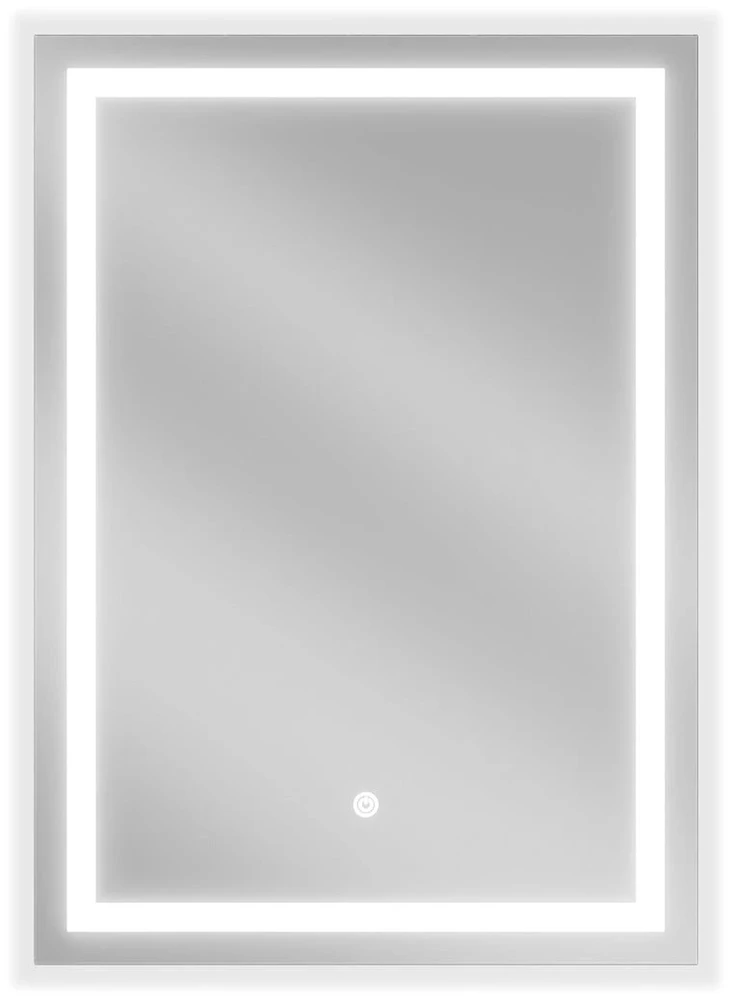 Vonios veidrodis Mexen Miko su LED apšvietimu ir šildymo kilimėliu, 50 x 70 cm