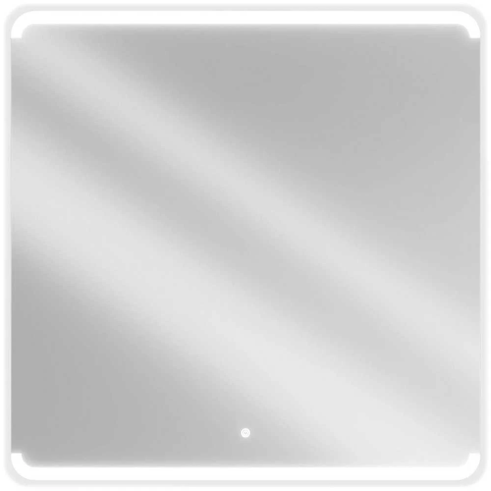 Vonios veidrodis Mexen Nida su LED apšvietimu ir šildymo kilimėliu, 100 x 100 cm