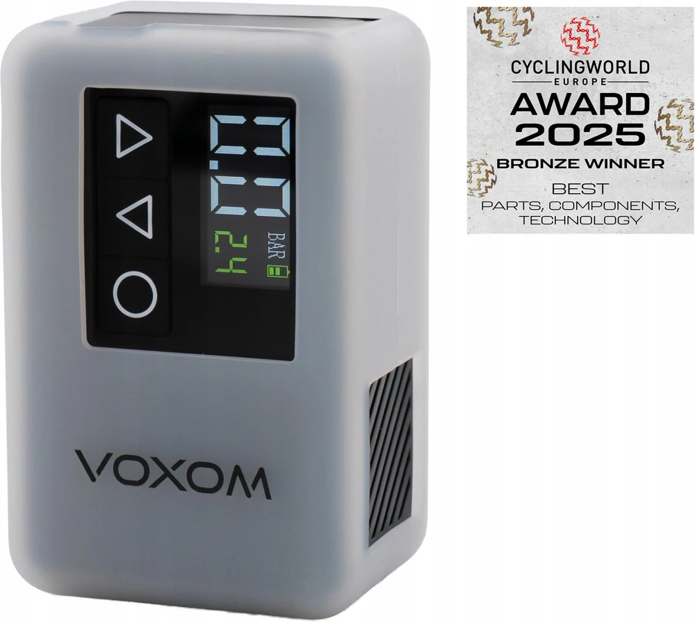 Voxom EPu2 USB-C 120 PSI akumuliatoriaus siurblys, juodas aliuminis