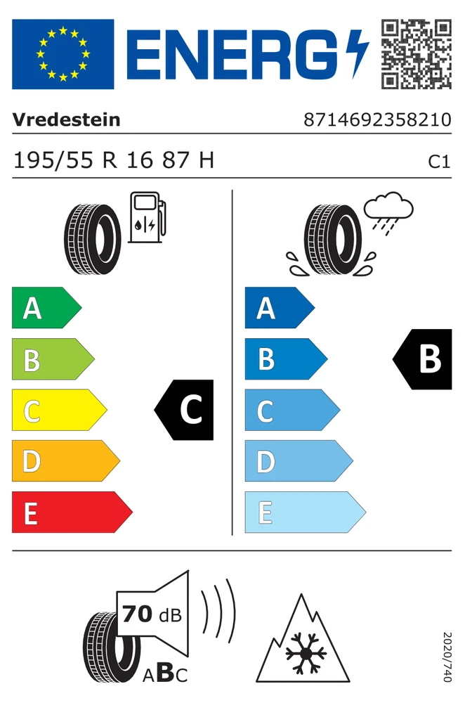 Vredestein 185/65R14 SNOWTRAC 5 86T
