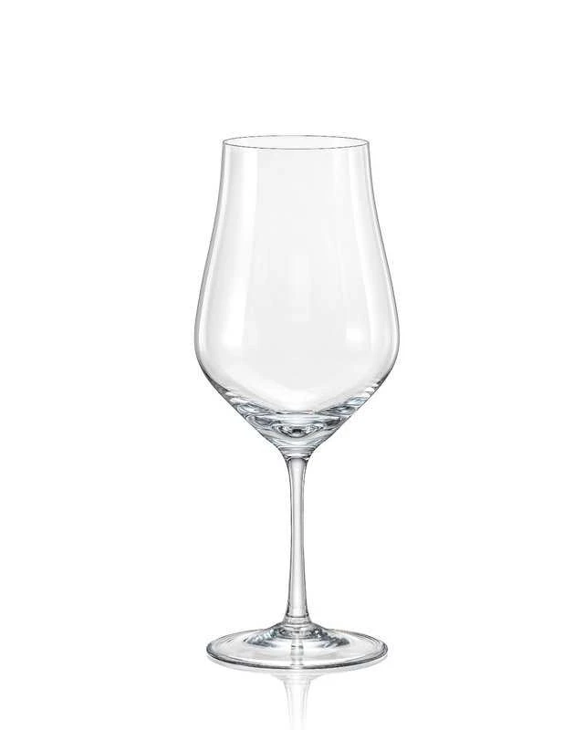 Crystalex Raudono vyno taurės Tulipa 450ml 6vnt