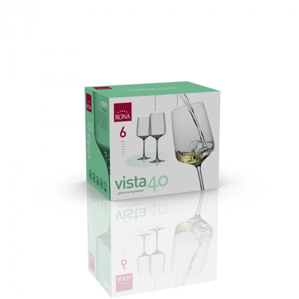Crystalex Raudono vyno taurės Tulipa 450ml 6vnt