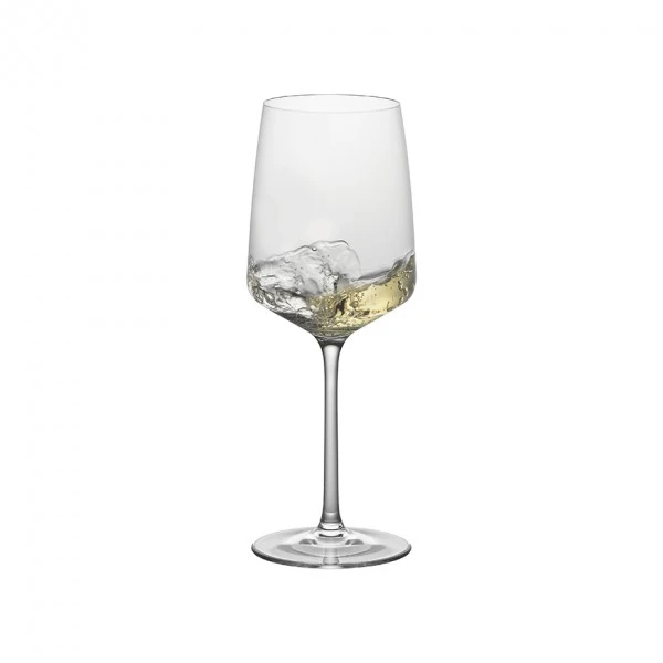 Crystalex Raudono vyno taurės Tulipa 450ml 6vnt