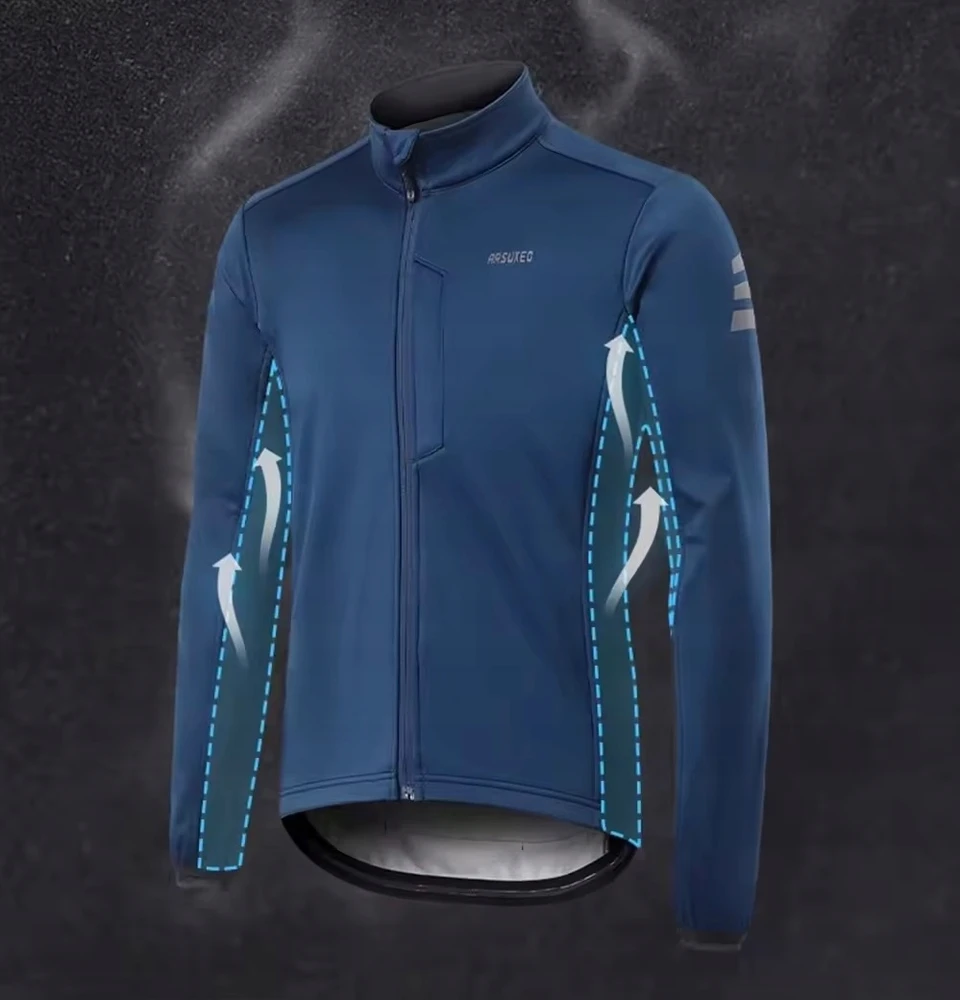 Vyriška Žieminė SOFTSHELL Dviratininkų striukė, TERMOACTIVE TG ARSUXEO L