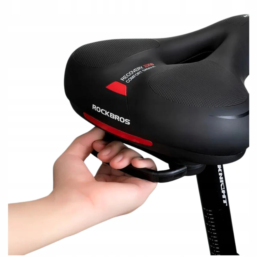 Rockbros AQ-6090R dviračio balnelis – juodos ir raudonos spalvos