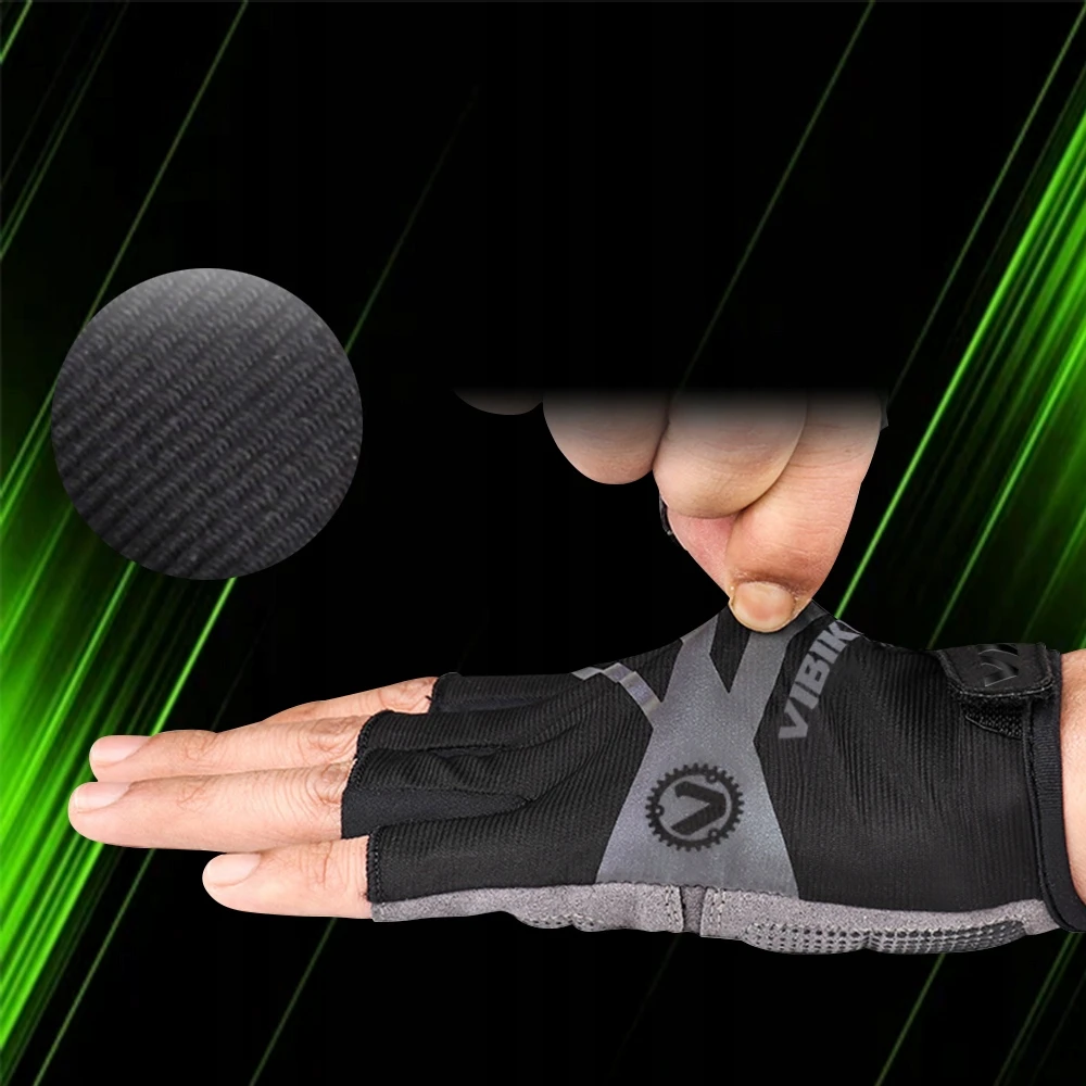 Vibike VYRIŠKOS DVIRAČIO PIRŠTINĖS, MOTERIŠKOS GELĖS, DVIRAČIO PIRŠTĖS BE PIRKŠTŲ, TRUMPAS VELCRO