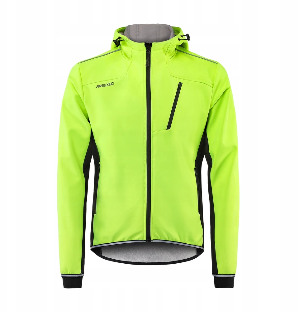 VYRŲ ŽIEMOS DVIRAČIO VAŽIAVIMO STRIUKĖ SOFTSHELL SPORTS FG ARSUXEO XL