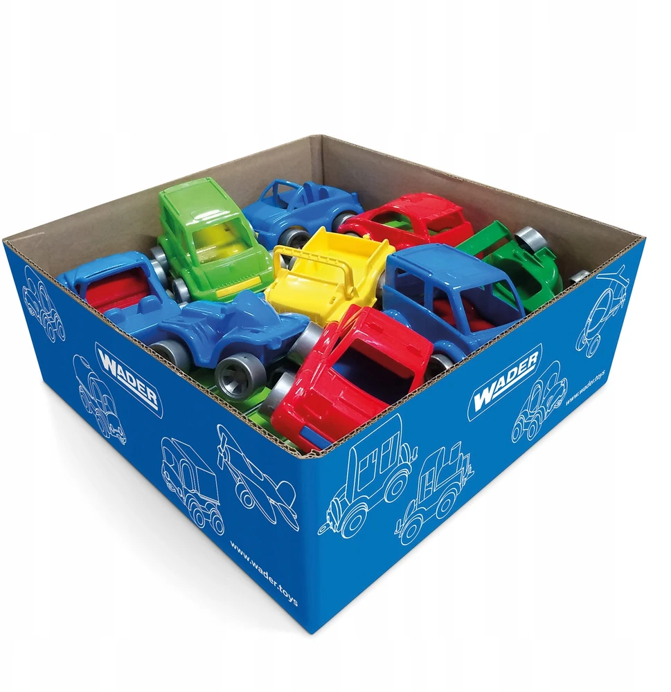 Wader Kid Cars Sport transporto priemonės, 11 vnt.