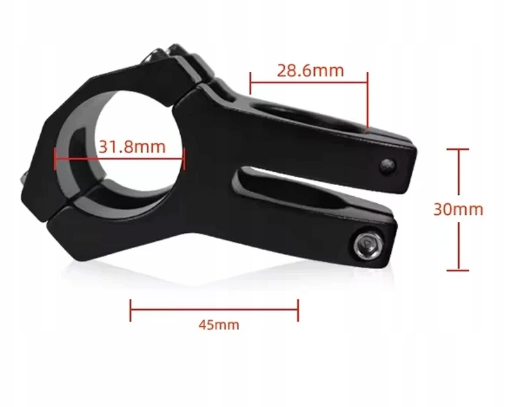 WAKE Stem MĖLYNA 31,8 mm purvas / gatvė / DH / FR