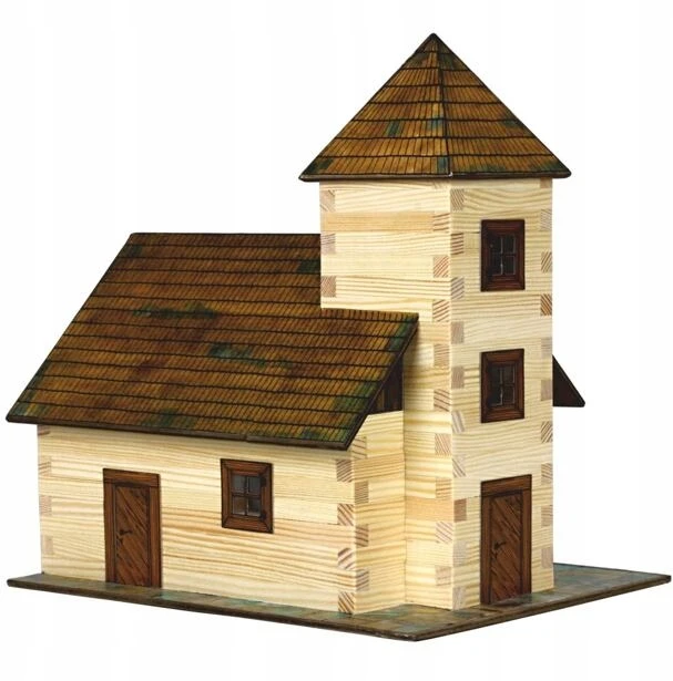 Walachia Medinis klijuotas konstruktorius - Bažnyčia - Nr. 12 - 213 vnt
