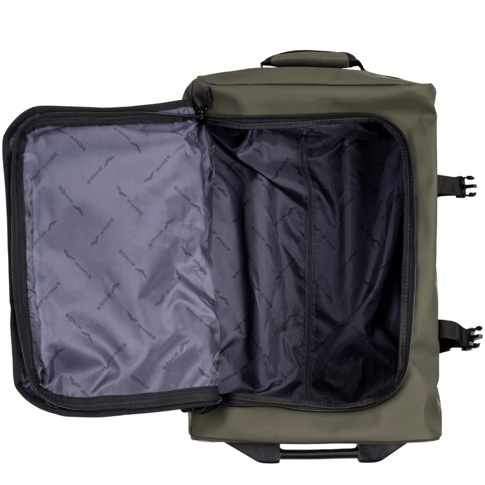 Walizka minkšta Mała kabinowa WINGS 20" ROOK yellow Wodoodporna 33 l. Żółta