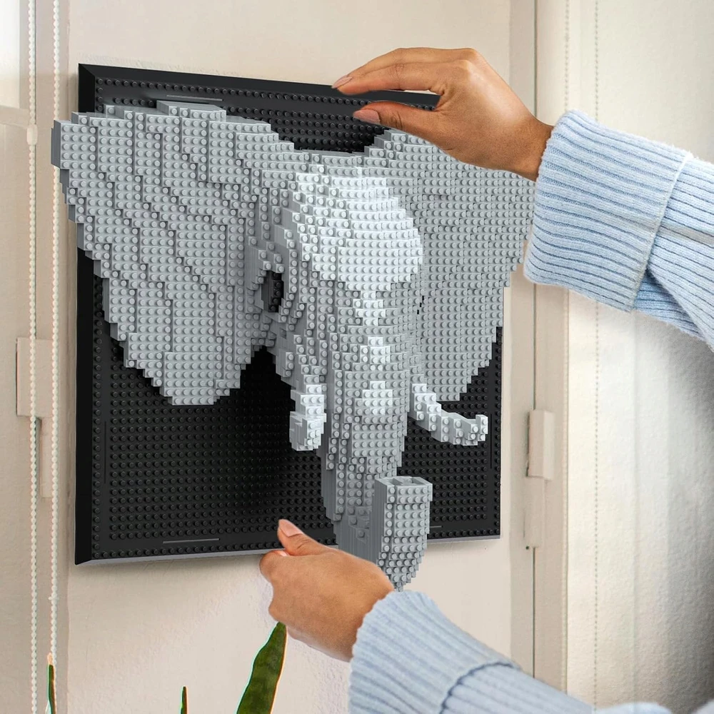 WALL ART MONTAVIMO RINKINYS KONSTRUKCINIŲ BLOKŲ RINKINYS SU DRAMBLIU