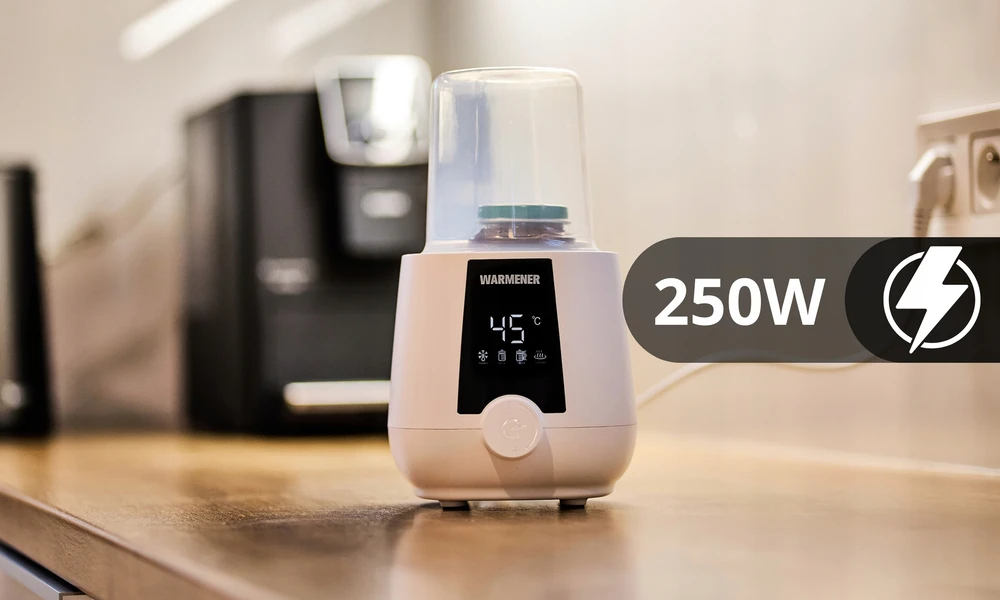 Warmener Pieno buteliuko šildytuvas 6in1 sterilizatorius 250W + pakeliai NEMOKAMAI