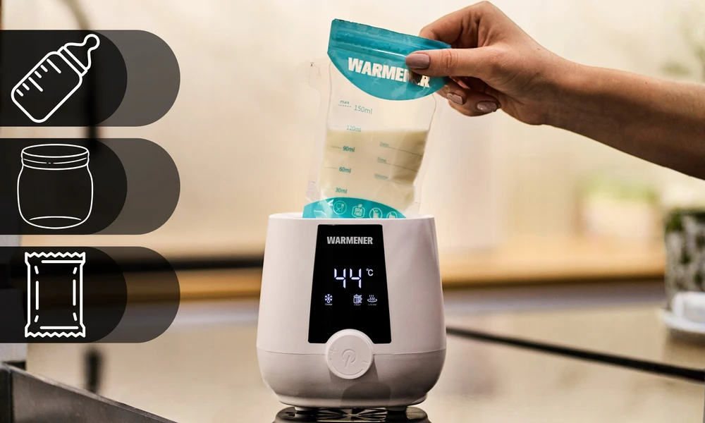Warmener Pieno buteliuko šildytuvas 6in1 sterilizatorius 250W + pakeliai NEMOKAMAI