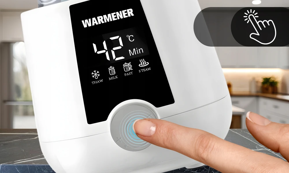 Warmener Pieno buteliuko šildytuvas 6in1 sterilizatorius 250W + pakeliai NEMOKAMAI