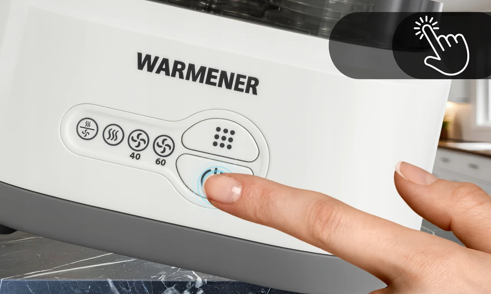 Warmener PureSteamPro elektrinis garų sterilizatorius su butelių džiovintuvu