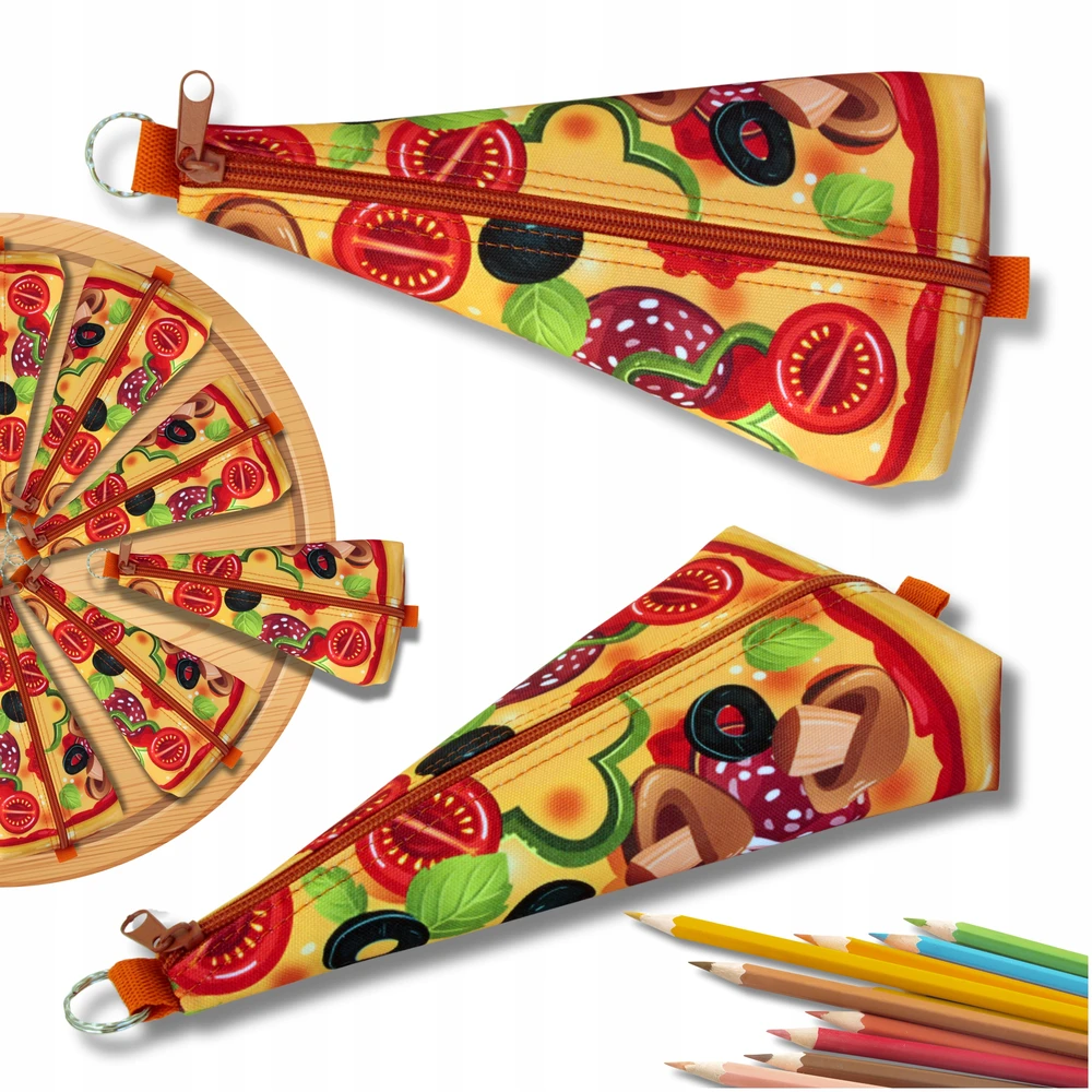 Warta Dėklas "pizza" mokyklai, "cordura" medžiaga, 27x13x5cm
