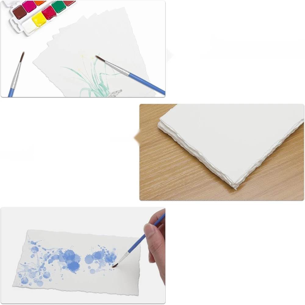 WATERCOLOR A6 25 LAKŠČIŲ RANKŲ DARBAS 300G SU ŠEPEČIU