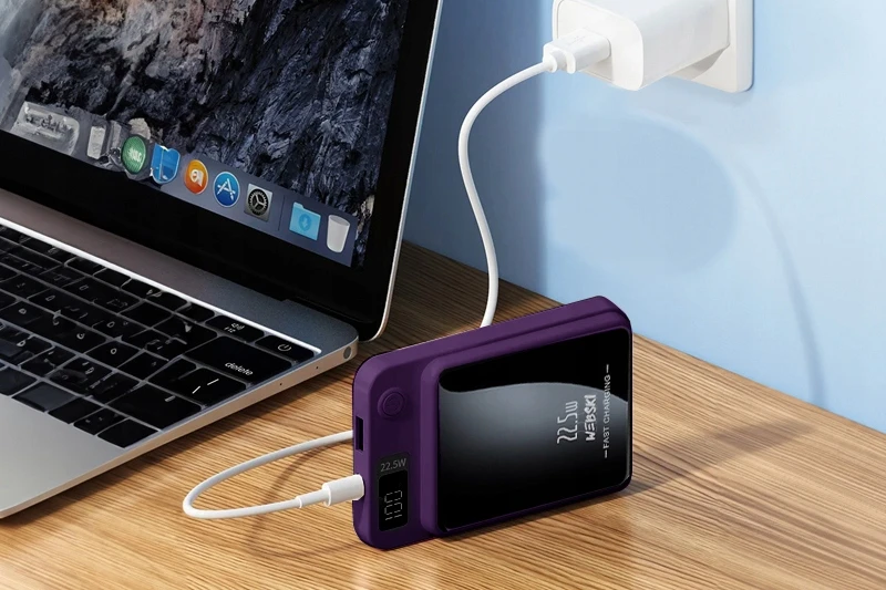Webski BELAIDIS MAGNETINIS BANKAS SU MAGSAFE 10000mAh 22.5W PD + CC laidu