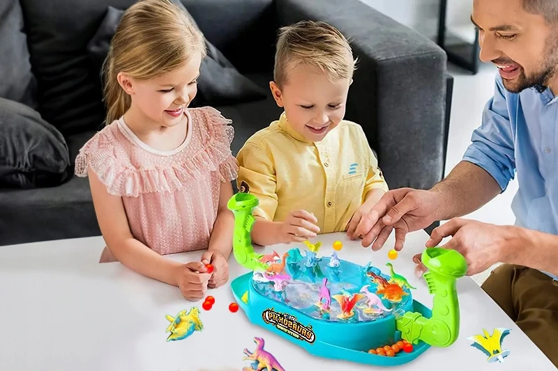 Webski ŽAIDIMAS Žaislų dovana DVIEJIEM VAIKAMS BALL SAURIES Dinosaur Wars BALLS