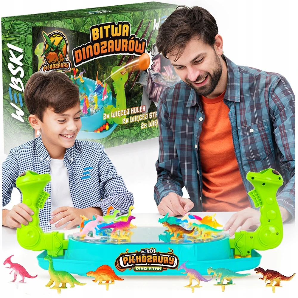 Webski ŽAIDIMAS Žaislų dovana DVIEJIEM VAIKAMS BALL SAURIES Dinosaur Wars BALLS